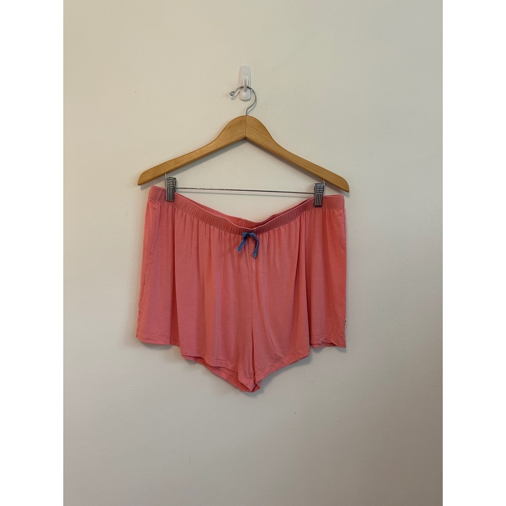 J+B Coral Pink Modal Blend Sleep Elastic Waist Sleep Shorts | Size XL